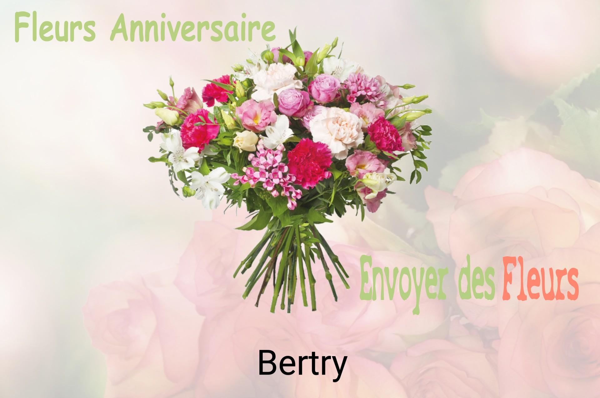 Bouquet de fleurs d’anniversaire livré à Bertry