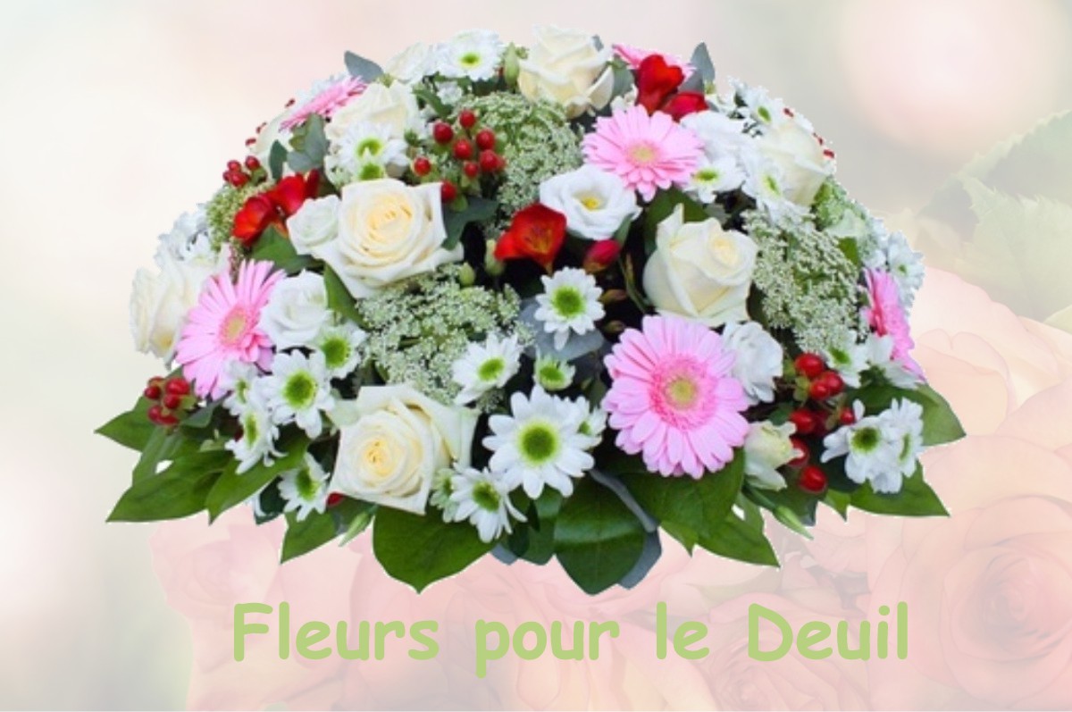 fleurs deuil BERTRY